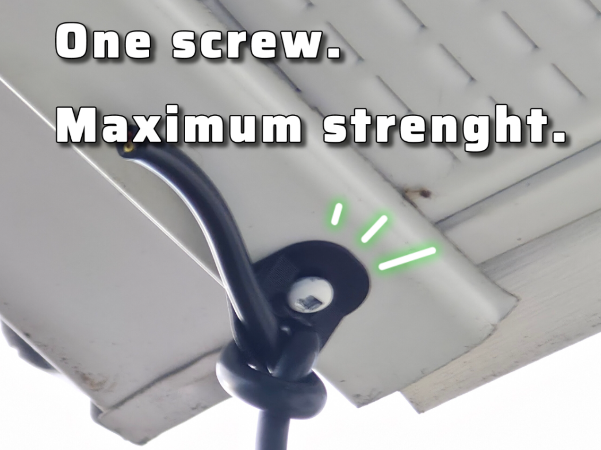 Unbreakable Mini Screw Hook, Fast Print (1.9g)