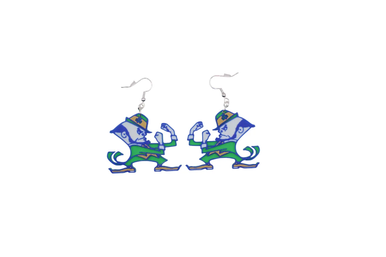 Notre Dame University Earrings view 4