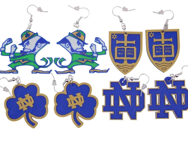 Notre Dame University Earrings