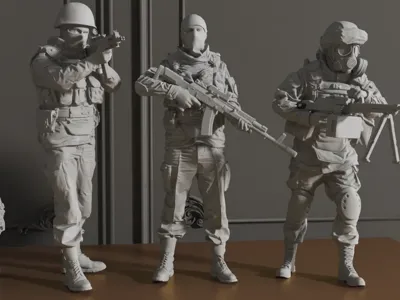 Standing Pose Soldier