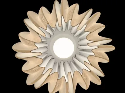 Chrysanthemum Lamp