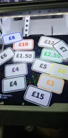 Price Tags £16-£20 as requested