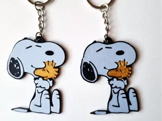 Llavero Snoopy 2D y 3D