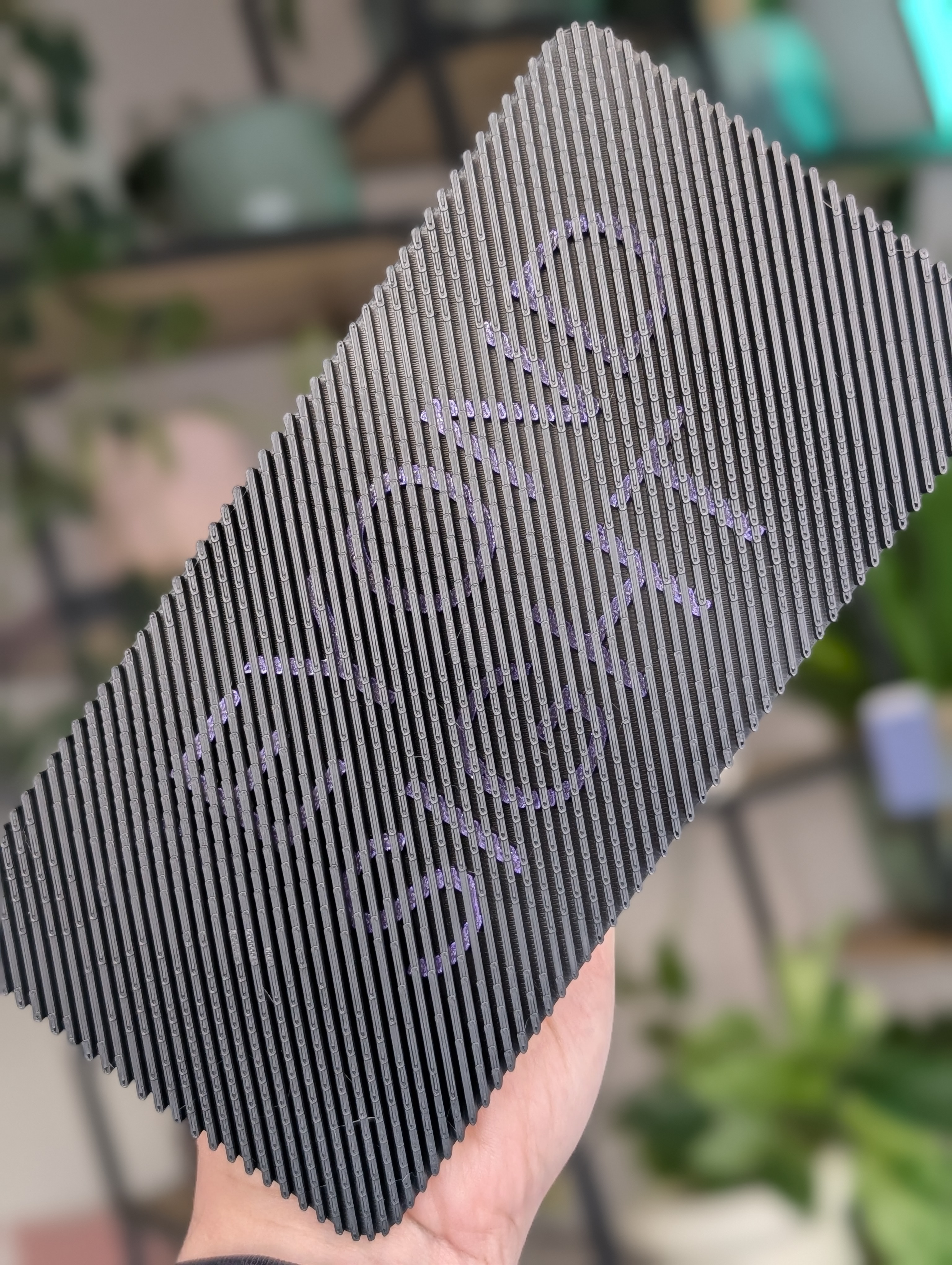 Miniatura 1 do modelo 3D Ripple Text Generator | Parametric Plate