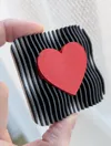 Heart emoji - extruded shape