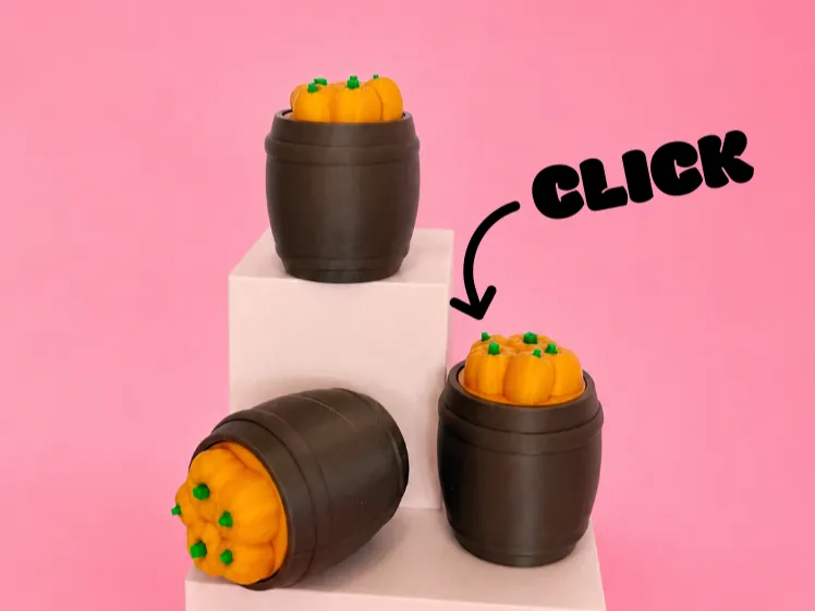 Pumpkin Barrel Fidget Clicker