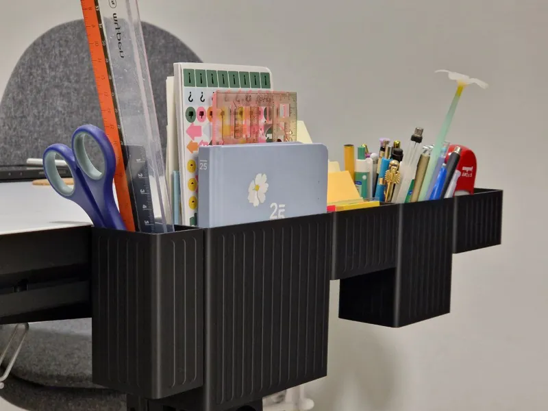 Modular Desk Side Organizer System