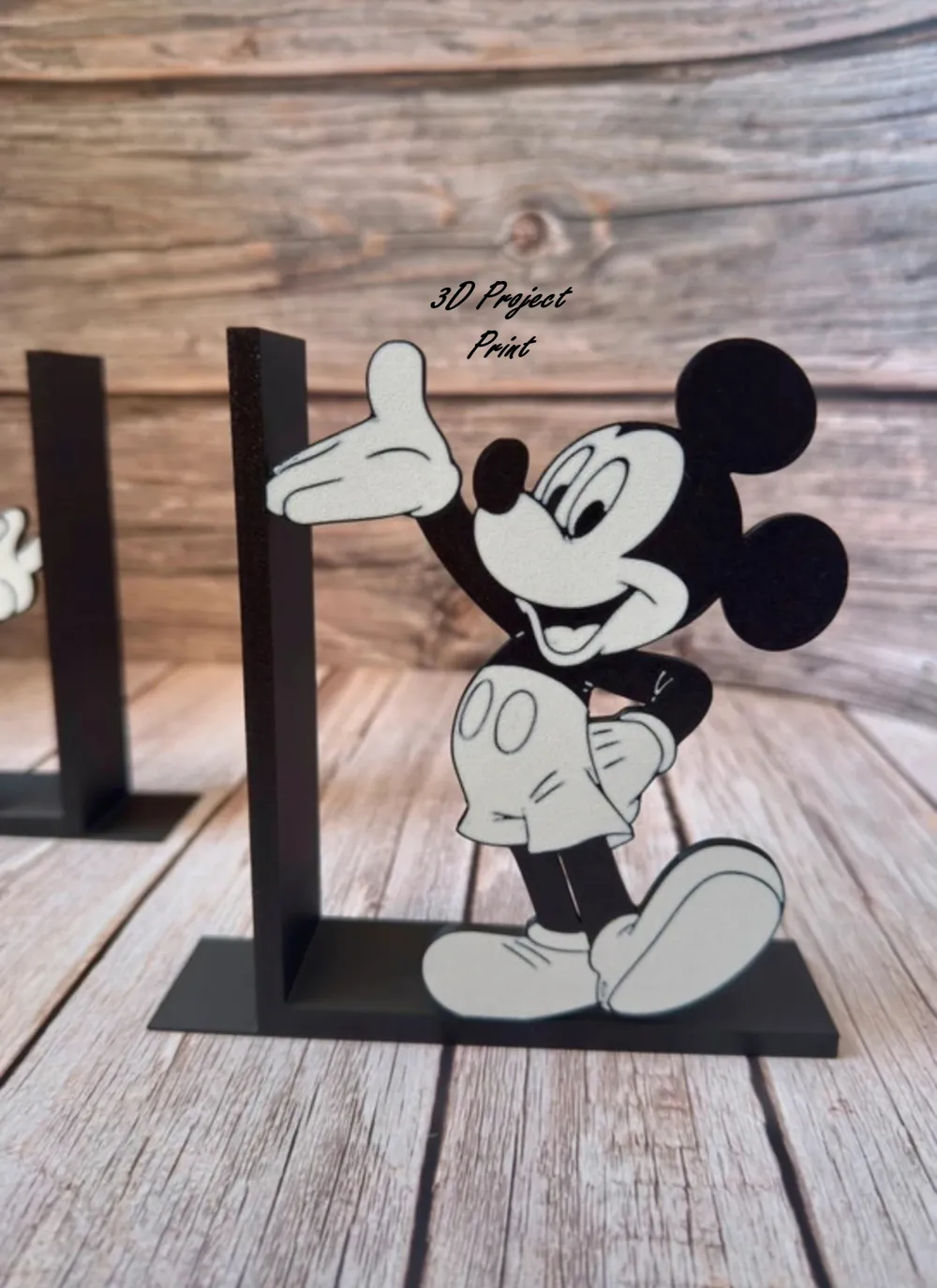 Disney Mickey and Minnie bookends - Free 3D Print Model - MakerWorld