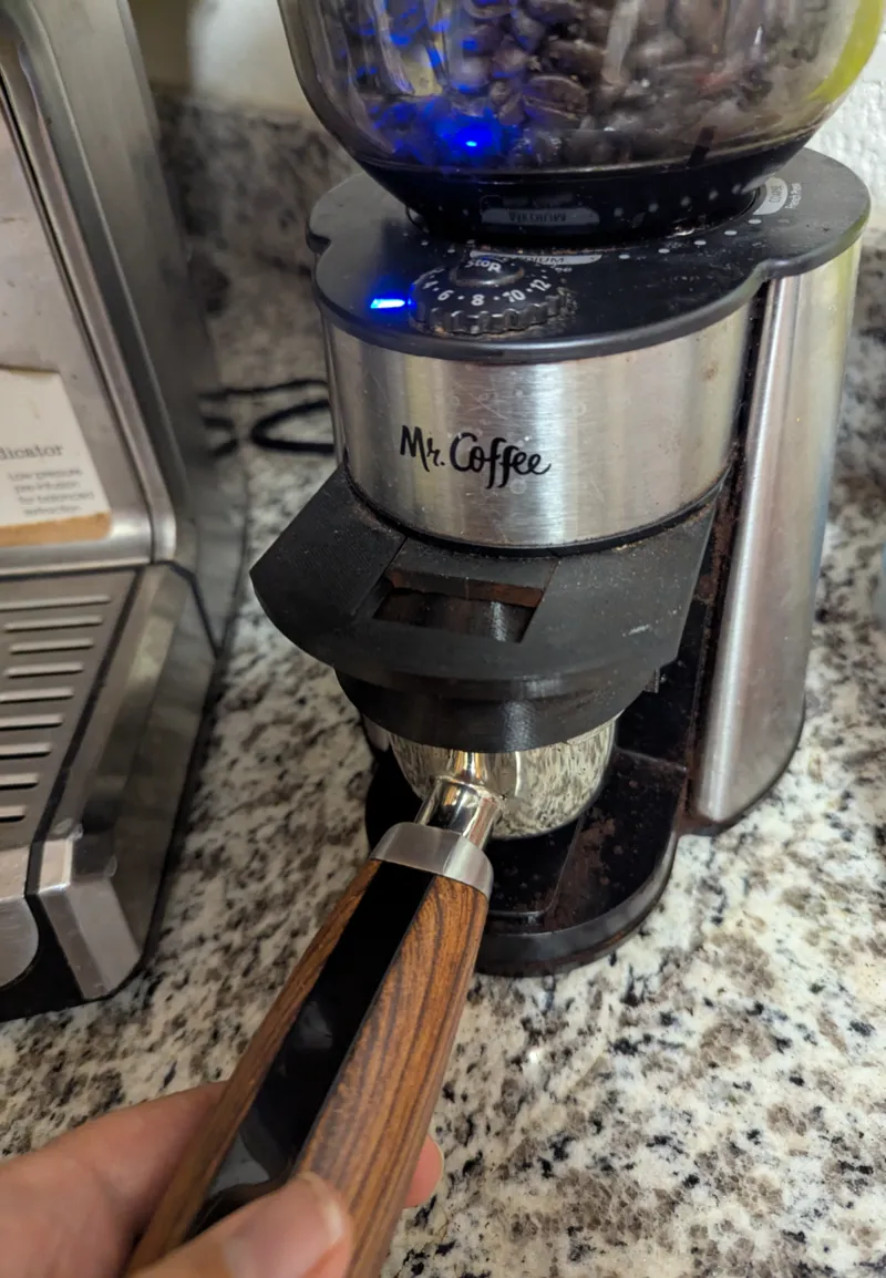 Mr. Coffee grinder converter