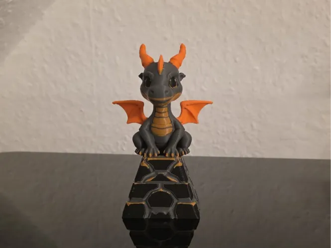 Fantasy-Drache im Chibi-Stil