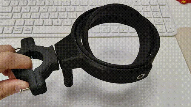 Miniatura 2 do modelo 3D 自行车/婴儿推车万向水杯支架/咖啡支架