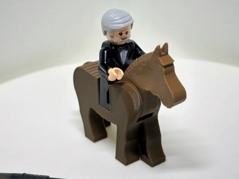 Brick-Compatible Riding Horse Minifigure 4493