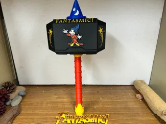Mickey Sorcerer Thor Hammer