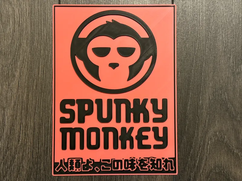 Spunky Monkey sign from Cyberpunk 2077