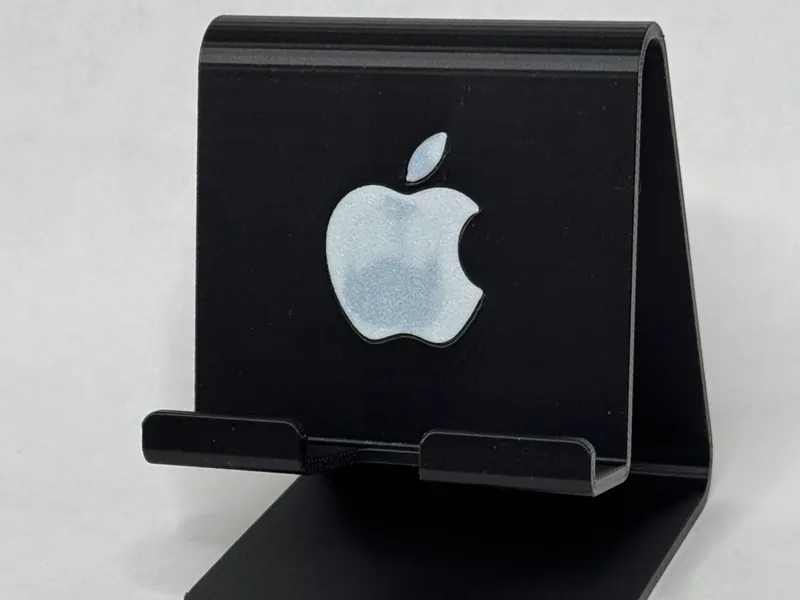 Telefon Tisch Halterung - Apple Logo & Wallet