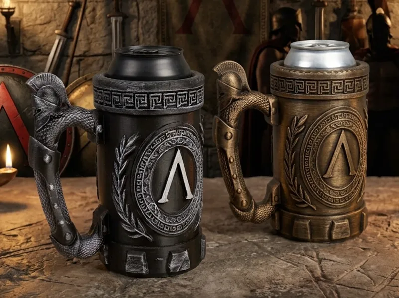 Spartan Warrior Can Mug – 500ml Can Holder