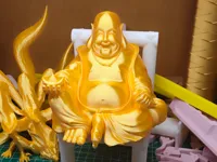 Statuette Bouddha rieur aux formes douces — photo 2