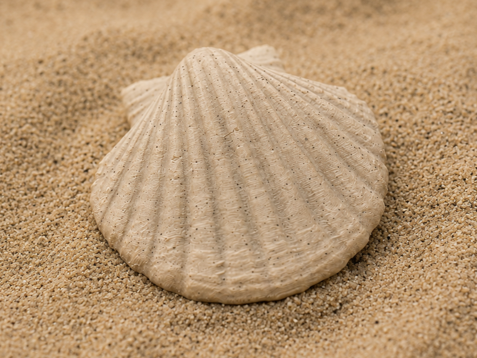 Realistic Seashell #3 - Aquarium & Home Decor