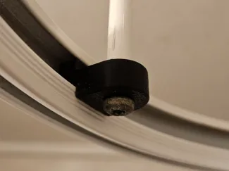 Shower curtain support bracket