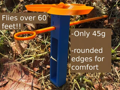 Fun, strong, high flying pull copter toy V2