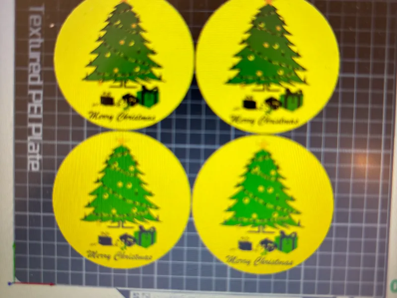 Christmas Tree coaster