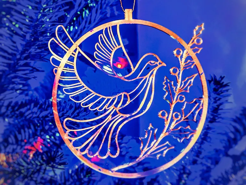 Peace Dove Ornament 2024