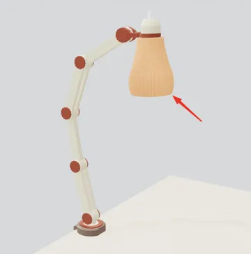 Accesorio de iluminación decorativa: Next Desk lamp - shade - for e27 adapter — vista de referencia 3