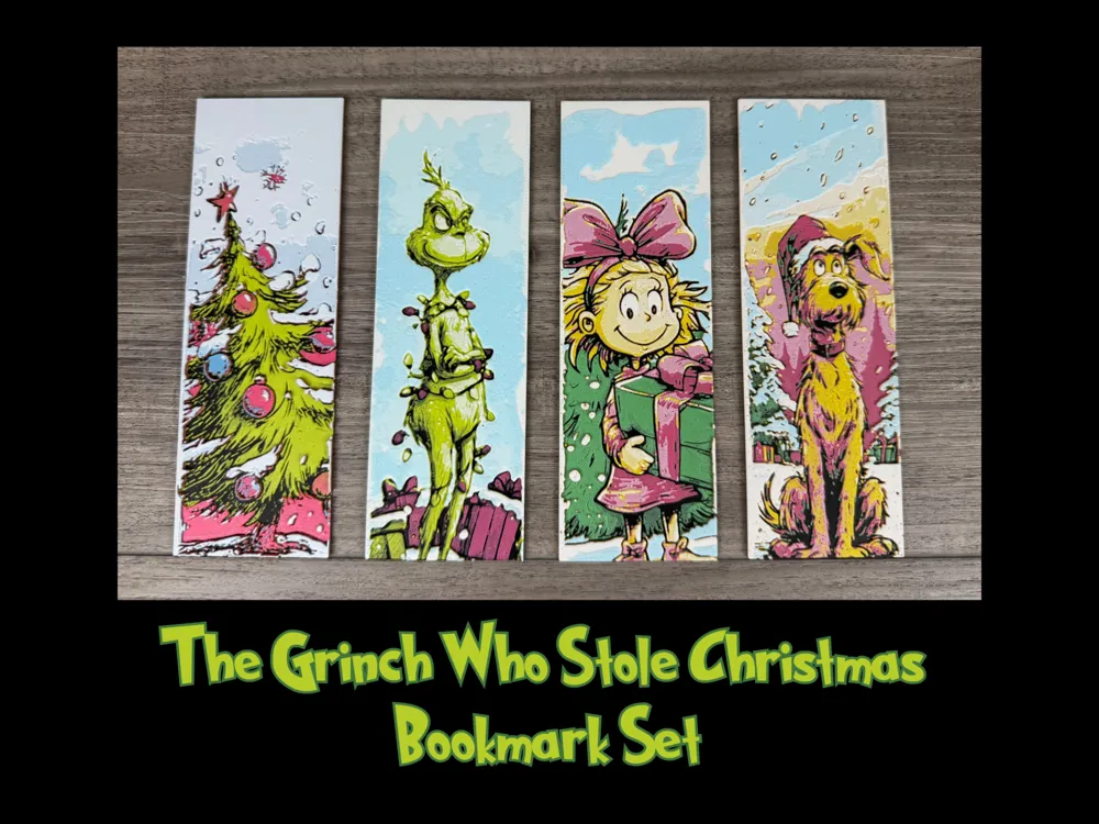 The Grinch Who Stole Christmas - Bookmark Set