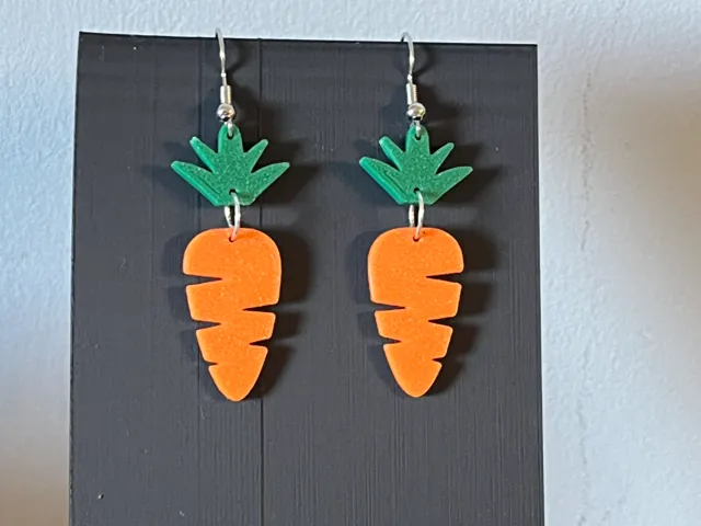 carrot earrings