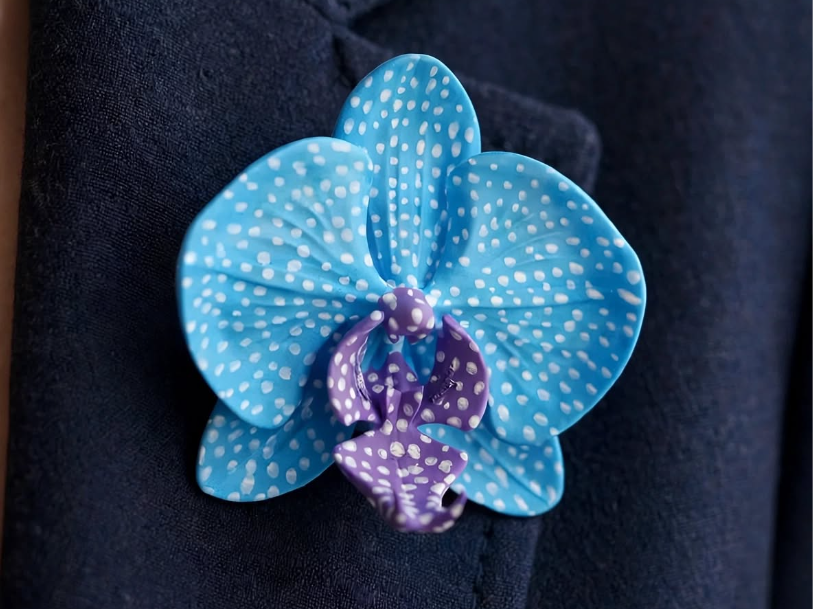 Broche Orquídea infinita - 1