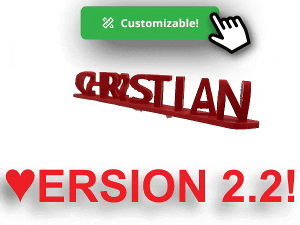 Ambigram generator (fully customizable) v2.2