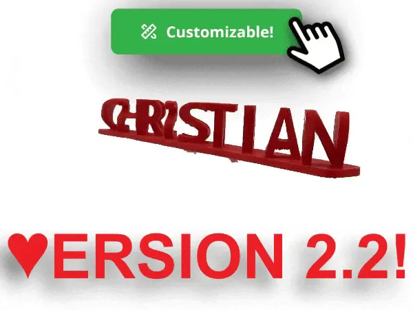 Ambigram generator (fully customizable) v2.2