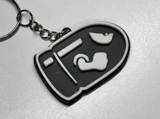Bullet Bill (from Mario Bros.) Keychain