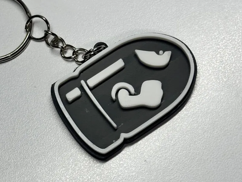 Bullet Bill (from Mario Bros.) Keychain