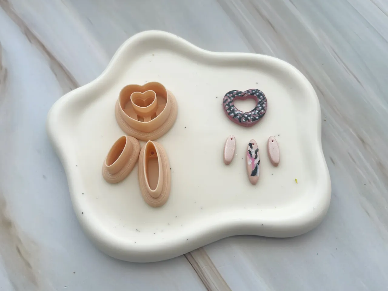Modern Polymer Clay Earrings Cutters Set view 2
