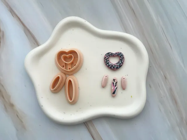 Modern Polymer Clay Earrings Cutters Set