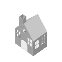 Maison bougeoir à imprimer d'un seul tenant — photo 3