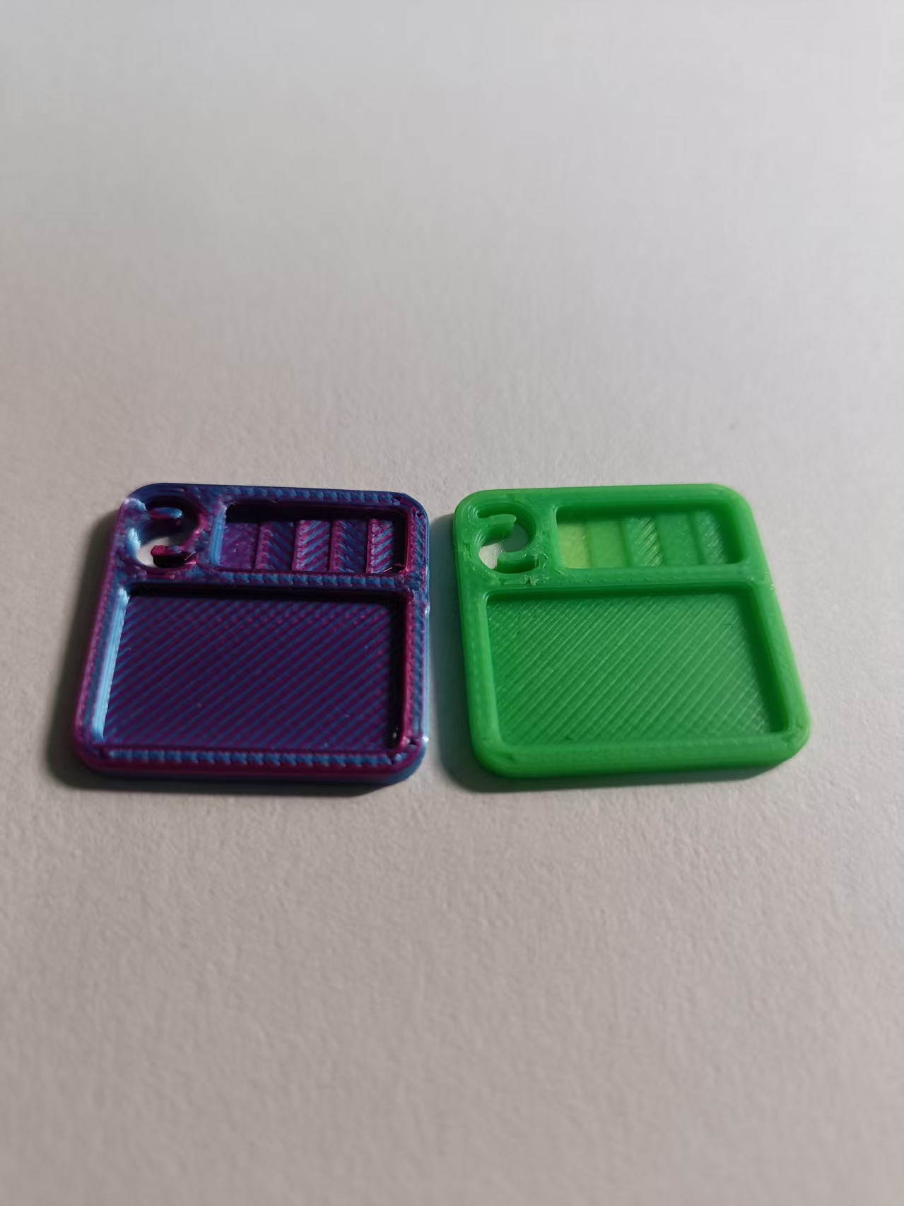 Miniatura 2 do modelo 3D 色卡转盘钟表二合一