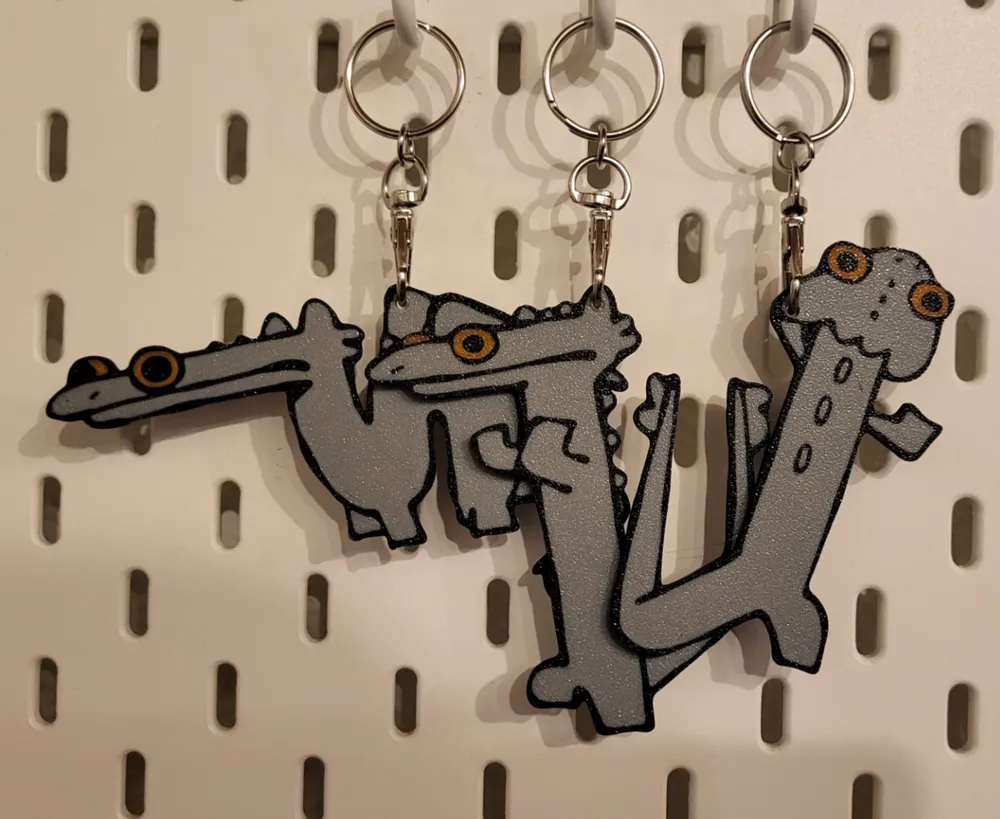 Toothless Diy Keychain toothless dance keychain (7 variations) multicolor by N405 - MakerWorld