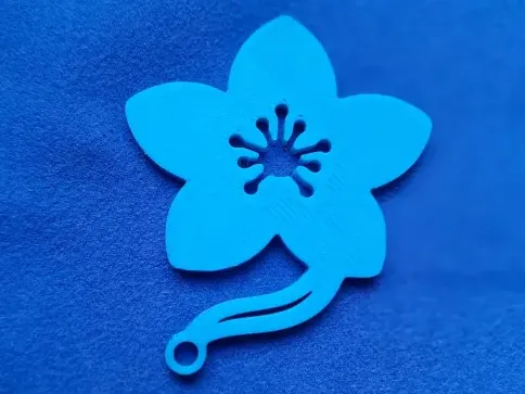 SImple flower keychain
