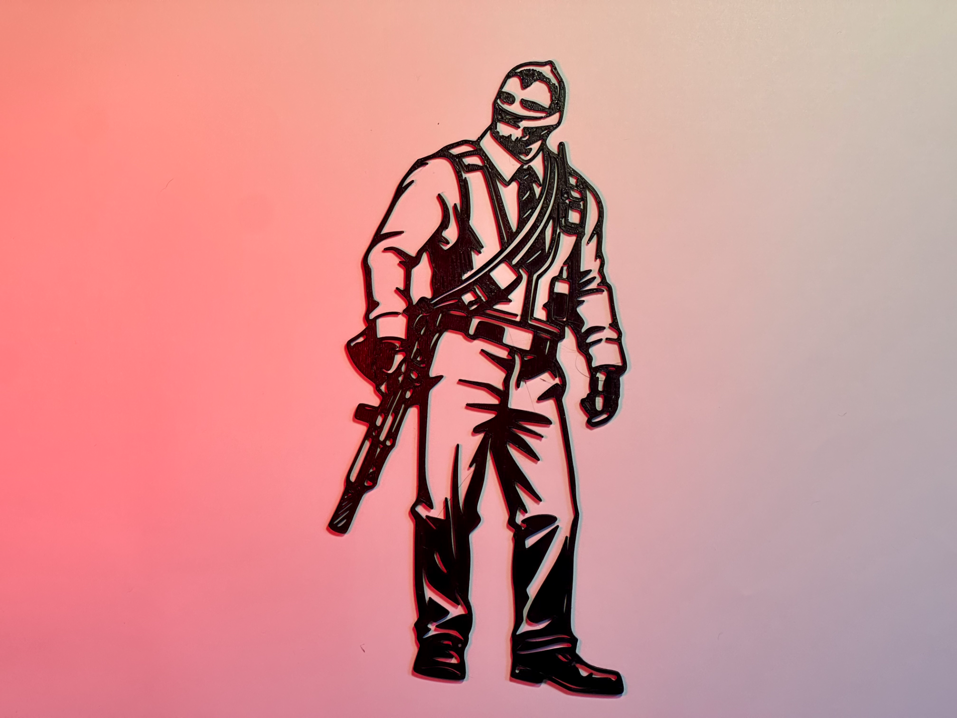 Art mural Agent number K CSGO/CS2