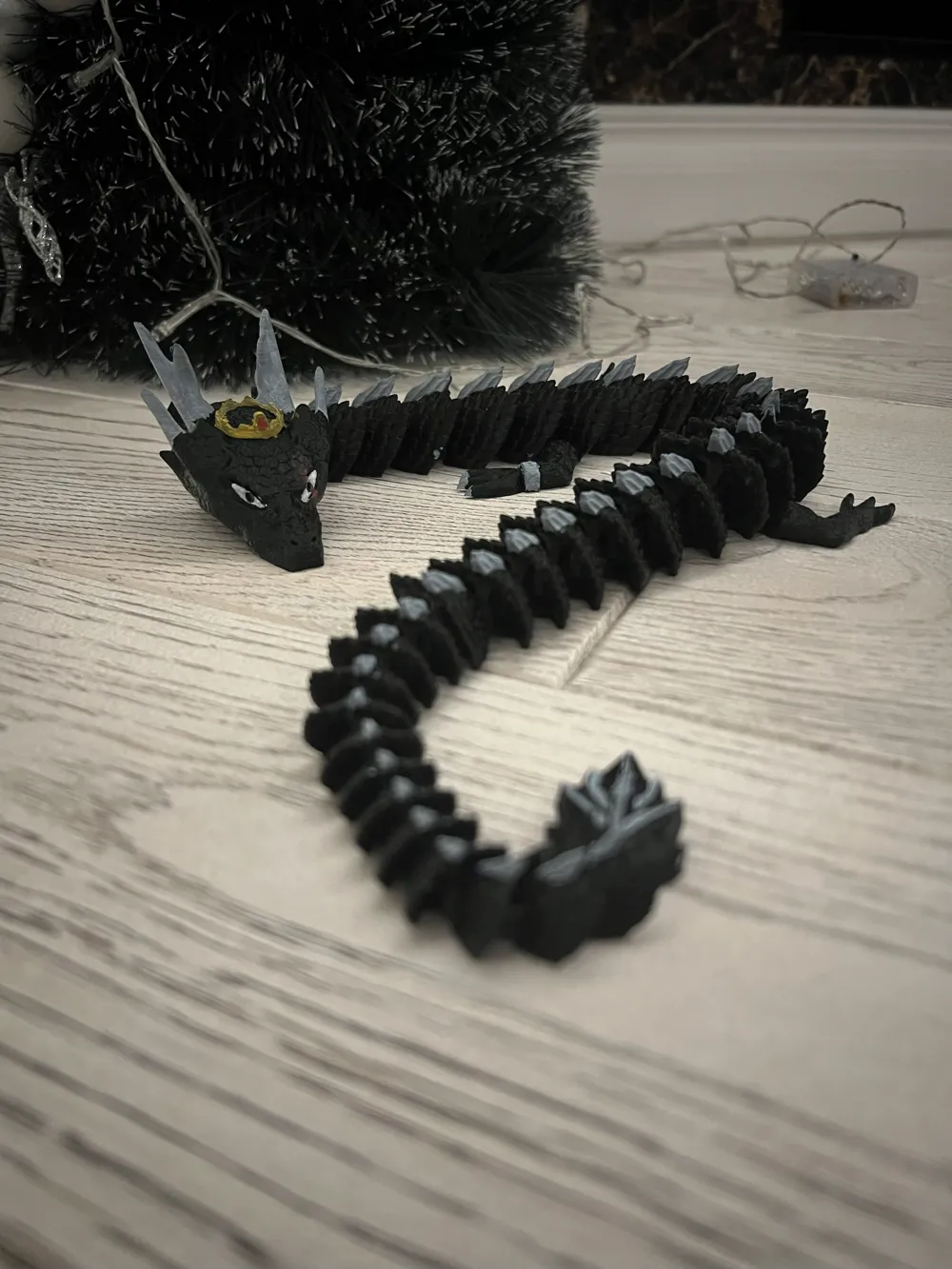 Flexi dragon king - Free 3D Print Model - MakerWorld