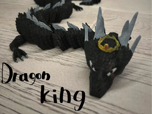 Dragon roi articulé
