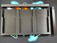All Frame Pieces & Tiles on Separate Plates