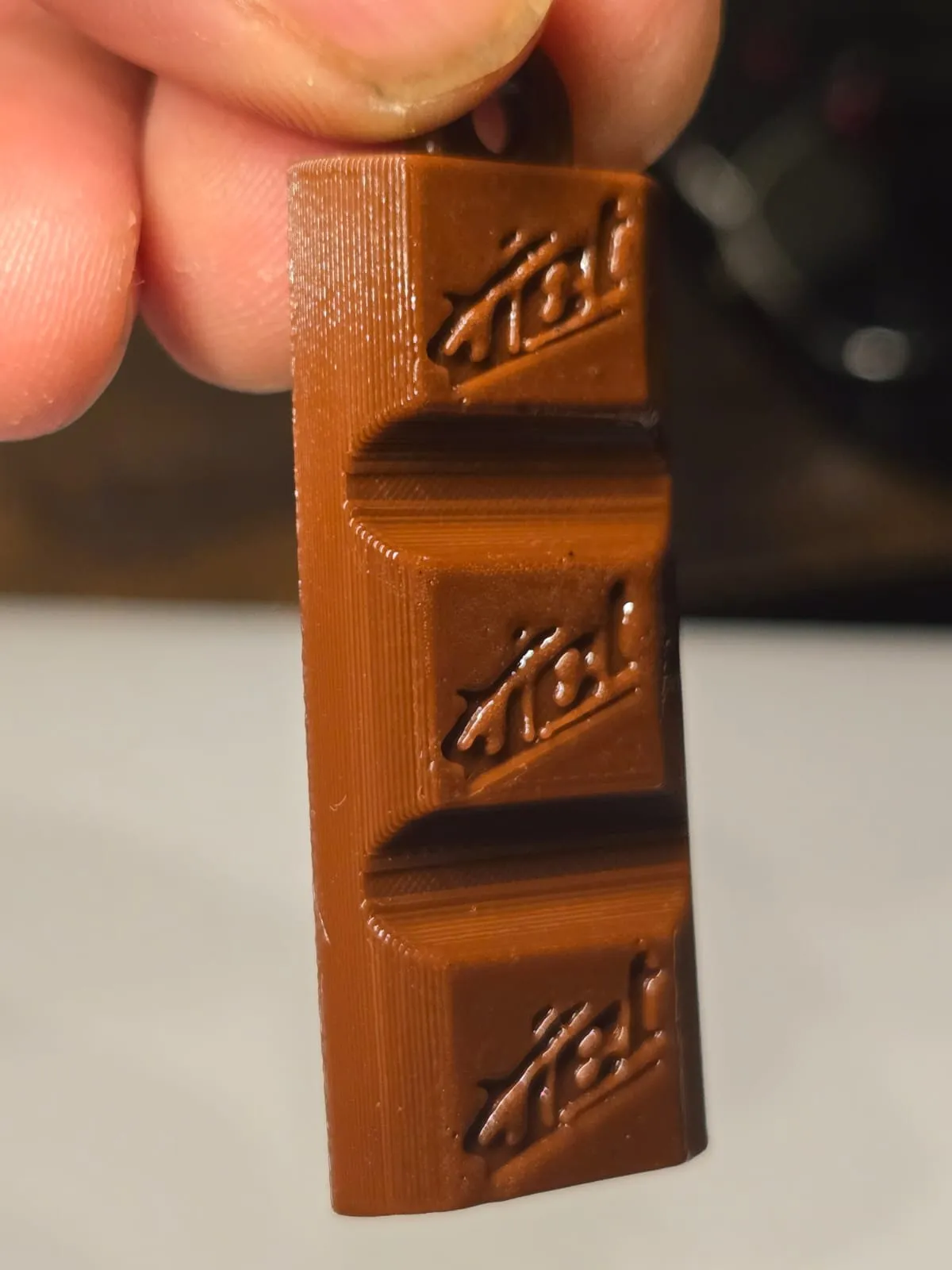 Chocolatina Jet Keychain or Earrings – Colombian view 3