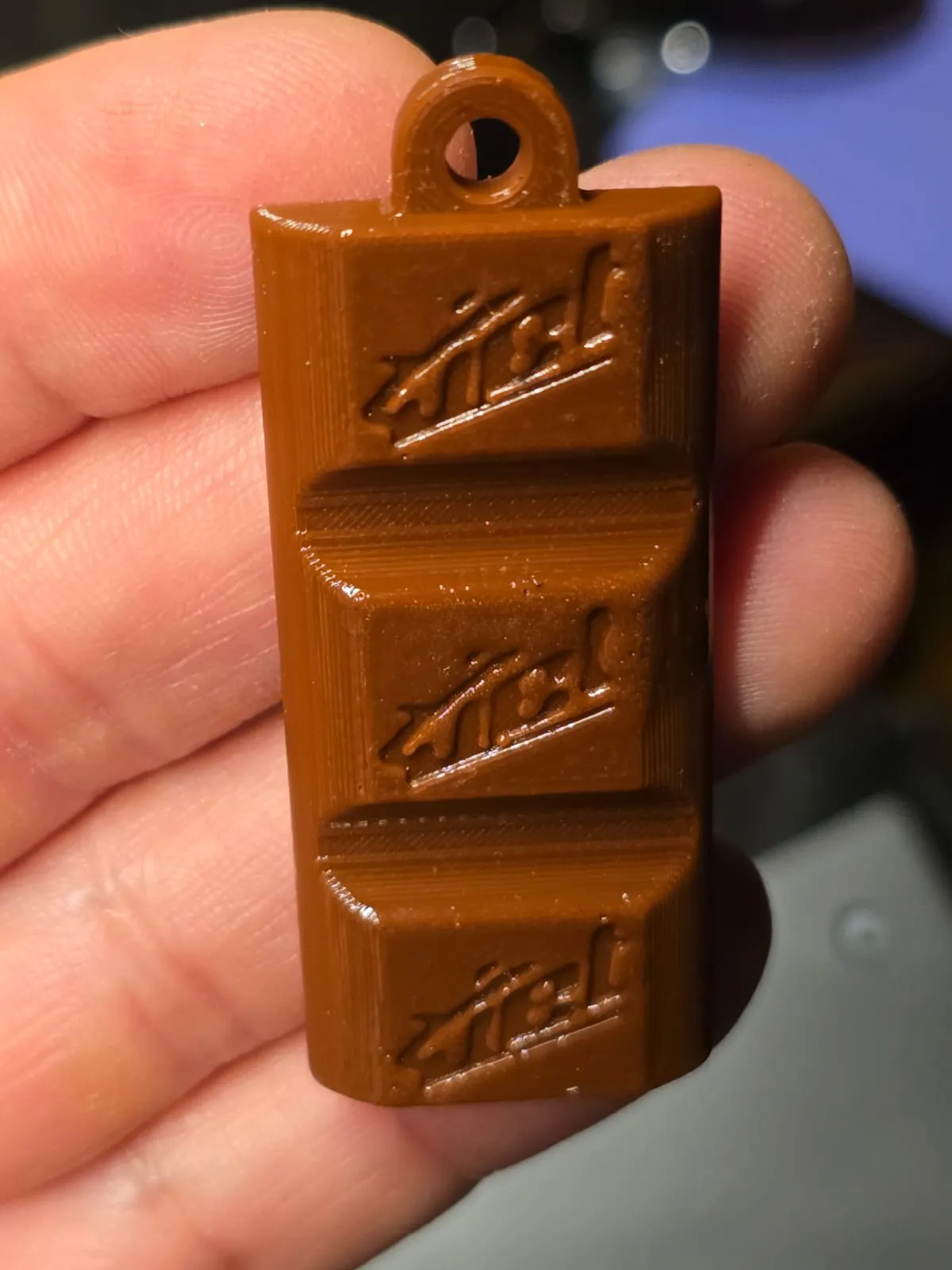 Chocolatina Jet Keychain or Earrings – Colombian view 4