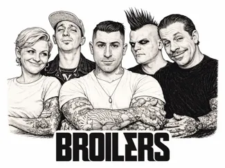 Broilers HueForge Karikatur