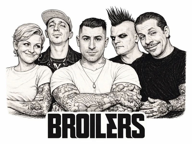 Broilers HueForge Karikatur