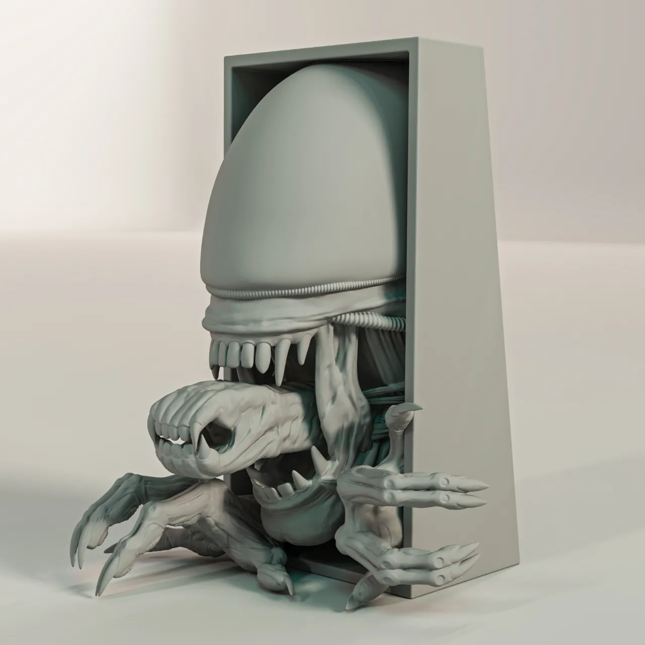 Xenomorph Book nook and Wall Mount view 4