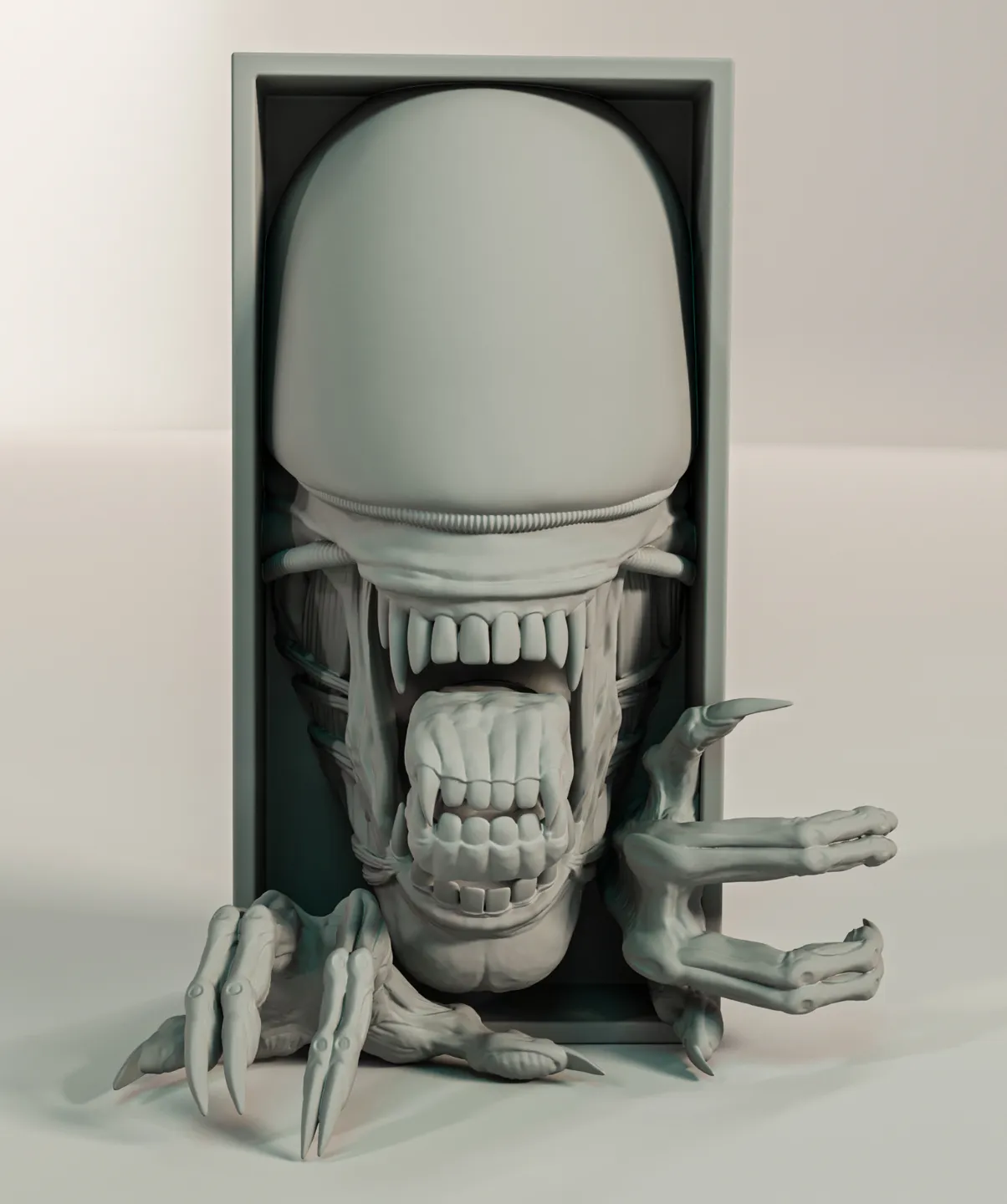 Xenomorph Book nook and Wall Mount view 3